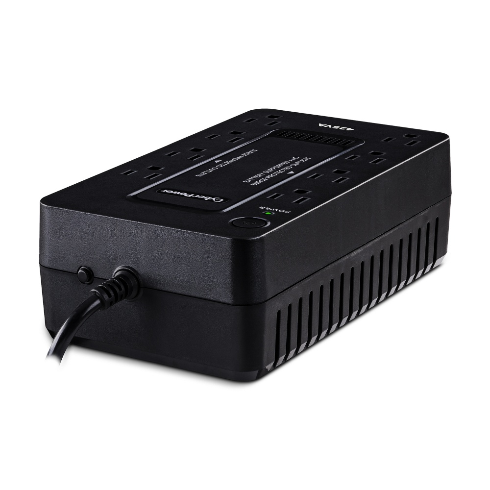 No Break CyberPower ST425 Línea en Espera, 260W, 425VA, Entrada 96 V - 140V, Salida 120V, 8 Salidas