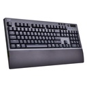 Teclado gamer inalambrico thermaltake w1, bluetooth 2.4 ghz, usb tipo c, switch red