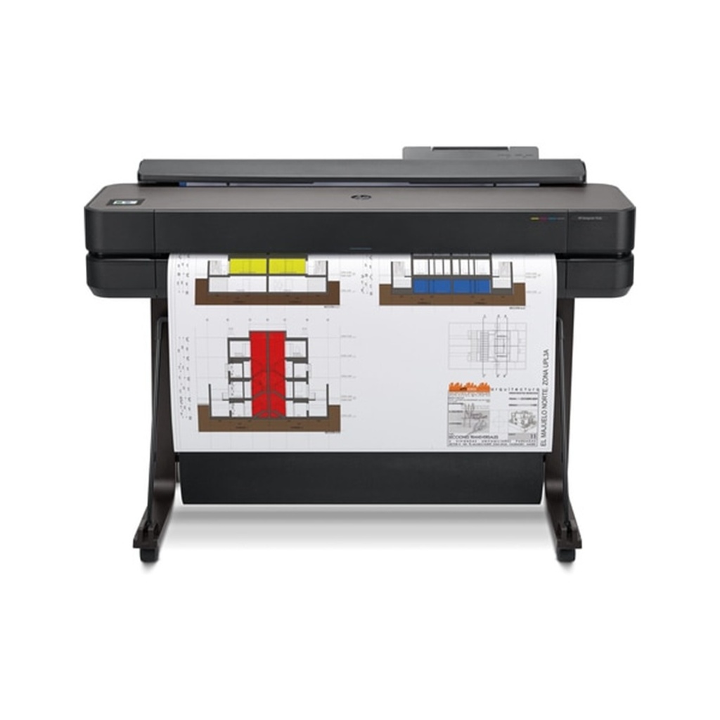 Plotter HP DesignJet T650 36" Color Inyección de Tinta Print 