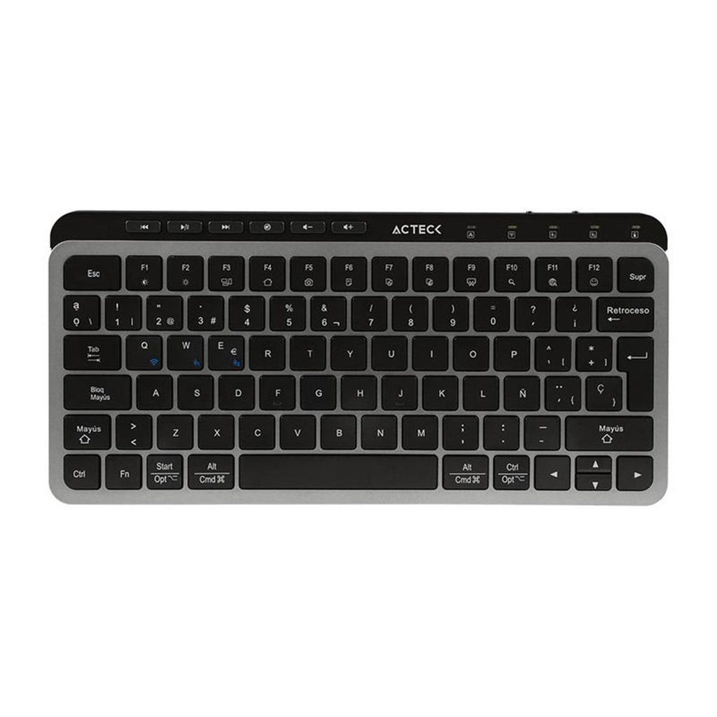 Teclado Inalámbrico Acteck Inspire Krea TI750 2.4Mhz Bluetooth USB A- USB C