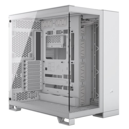 Gabinete Corsair 6500X, Midi-Tower, ATX/EATX/Micro-ATX/Mini-ITX, USB 3.0, sin Fuente, sin Ventiladores Instalados, Blanco