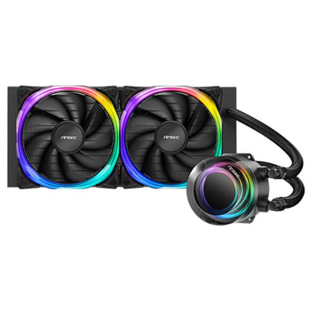 Enfriamiento Líquido para CPU Antec VORTEX 240 ARGB 2x 120mm Hasta 2000RPM