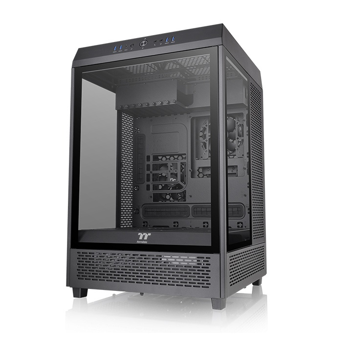 Gabinete thermaltake the tower 500 semi torre, ventana lateral, 2x vent. 120mm, negro