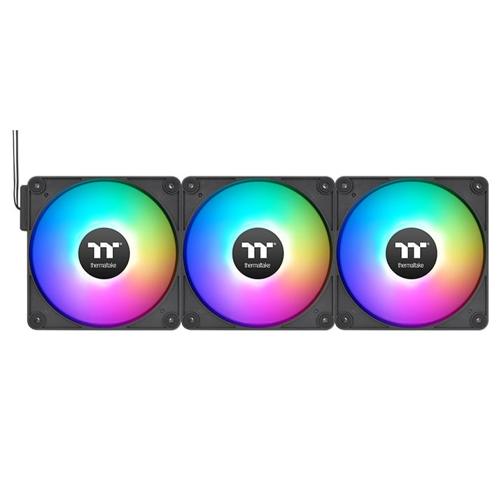 Ventilador Thermaltake CT140 EX Reverse, 3x 140mm, 1800RPM, ARGB, Negro 