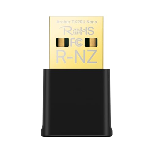 Adaptador usb | tp-link | archer tx20u nano | wifi 6 | dual band | 1201 mbps (5 ghz) + 574 mbps (2.4 ghz).