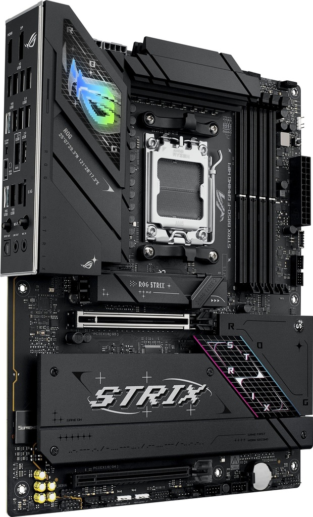 Tarjeta madre asus rog strix b850-f gaming wifisocket am5 4*ddr5 hdmi dp pcie-5.0 wifi7 atx