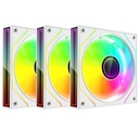 Kit Gamer 3 Ventiladores Xzeal XZ1115 ARGB 25dB 1200RPM 120mm