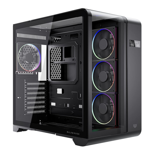 Gabinete balam tank curve displ 7400/mb atx/4 vent argb/neg br-941594
