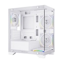 Gabinete Balam Rush Tank Perform 3600 Mini-Tower Micro-ATX/Mini-ITX USB 2.0/3.0 sin Fuente 4 Ventiladores Instalados