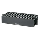 Organizador doble panduit wmp1e - negro