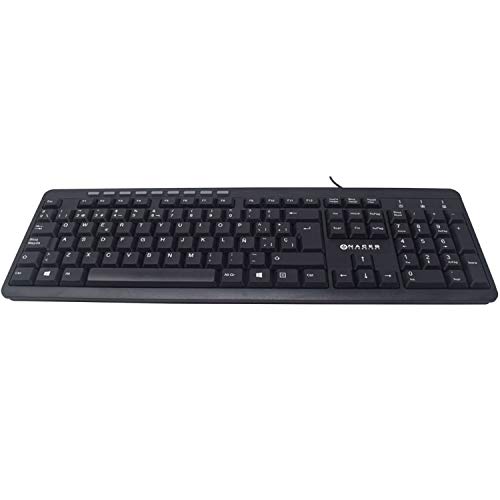 Teclado naceb na-0109 multimedia usb 2.0 negro