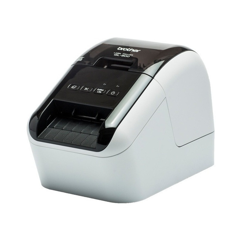 Impresora de Etiquetas Térmica Directa Brother QL-800 300 x 600 DPI USB 2.0 Negro/Gris