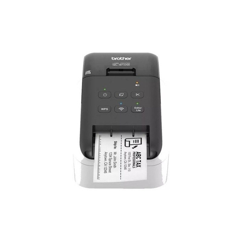Impresora Termica Brother QL810W de Etiquetas USB Wifi Tinta Roja