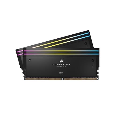 Memoria dimm ddr5 corsair cmp64gx5m2b6400c32 64gb 6400mhz 2x32gb dominator titanium negro