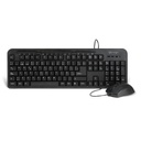 Kit De Teclado Y Mouse Vorago KM-107 USB Teclas Multimedia Resolucion 1000dpi