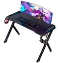 Mesa Para Computadora Gamer XZEAL XZ5010 RGB 120x75cm