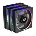 Kit 3 Ventiladores Balam Rush EOLOX BORA EXB85R Azender Series 120mm ARGB 600-1800 RPM 48 CFM