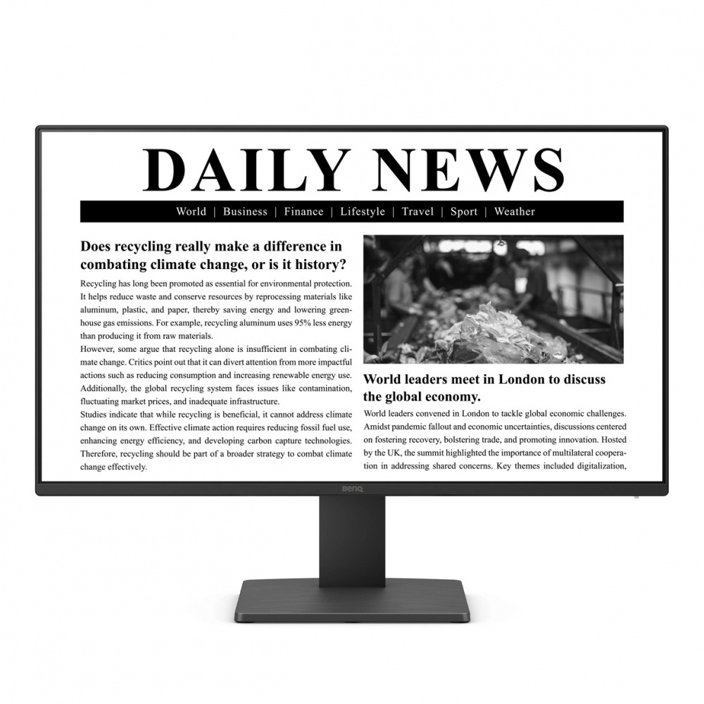 Monitor benq gw2491 23.8 in full hd resolucion 1920x1080 panel ips eye care hdmi/displayport