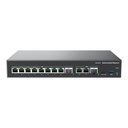 Dispositivo 4 en 1 gcc6011 grandstream conmutador ip/ngfw firewall/ruteador vpn/10 puertos gigabit/4 poeaf/at/2 puertos sfp/3 wan fijos/hasta 1t m2 ssd externo/administrable cloud gdms