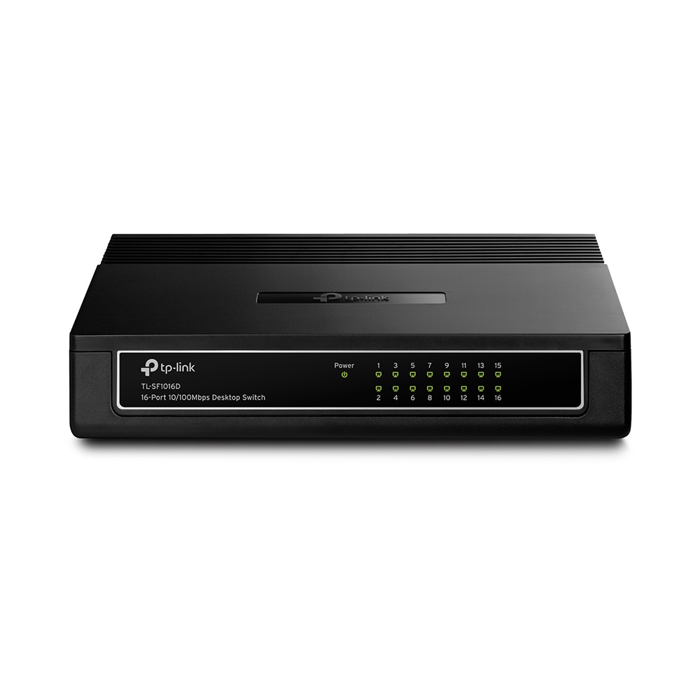 Switch TP-Link TL-SF1016D 10/100Mbps 3.2Gbit/s 16 Puertos 1000 Entradas No Administrable