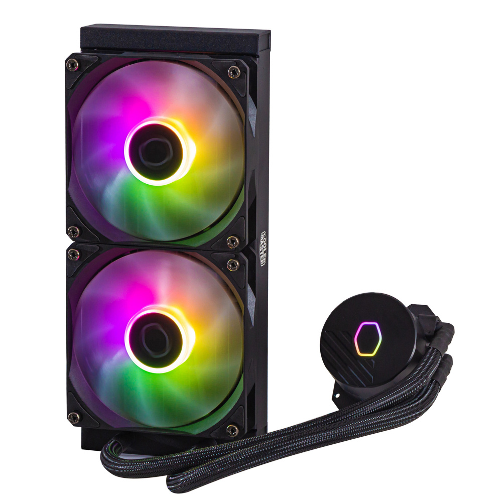 Enfriamiento liquido cooler master masterliquid ml240l core ii mlw-d24m-a18pa-r1 - argb socket intel® lga 1851/1700/1200/1151/1150/1155/1156 amd® am5/am4/a