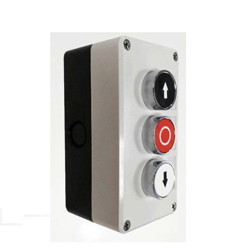 Botonera para Acceso Vehicular Triple BR-RM Wejoin Apertura/Cierre/Detener