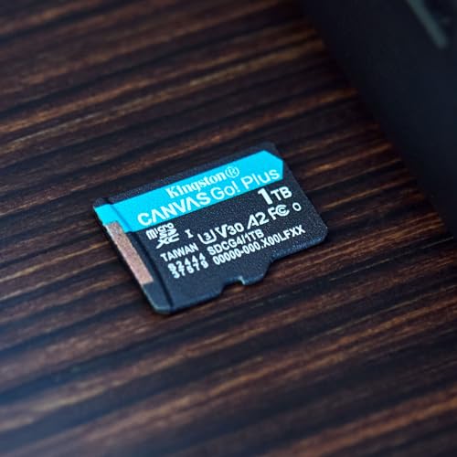 Memoria micro-sd kingston technology canvas go plus 1tb, 200 mb/s, clase 10