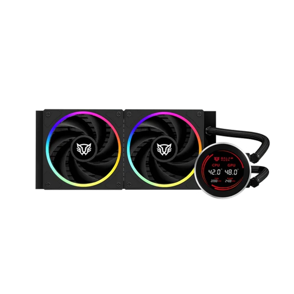 Enfriamiento Líquido Balam Rush Hydrox Expert HYX24 3x 240mm RGB Display Integrado Bomba 2400 RPM