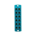 Panel de 12 Adaptadores Fibra Óptica SC Leviton 5F100-2QC Multimodo