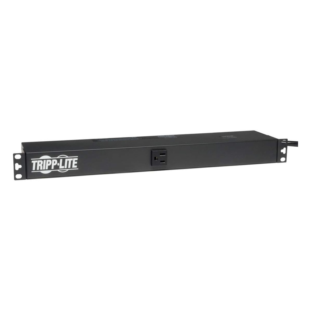 PDU Monofásico Básico Tripp Lite by Eaton 15A 120V para Instalación Horizontal en 1U de Rack