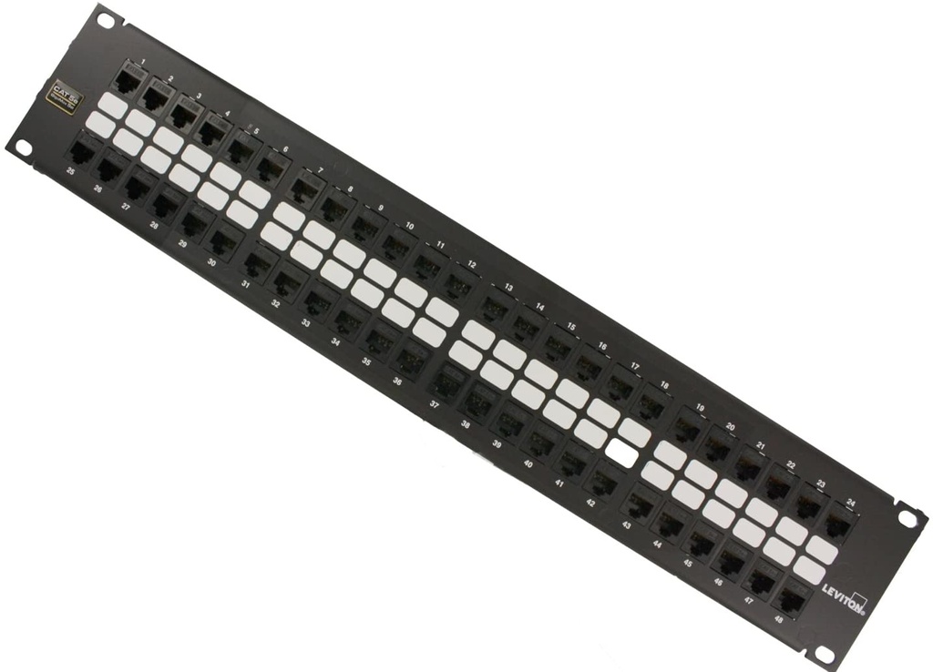 Panel de Parcheo Categoria 5e 48P Leviton 5G596-U48