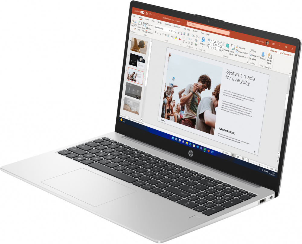 Laptop hp 250 g10 intel core i5-1334u, 15.6", 8gb, 512gb ssd, full hd, windows 11 home