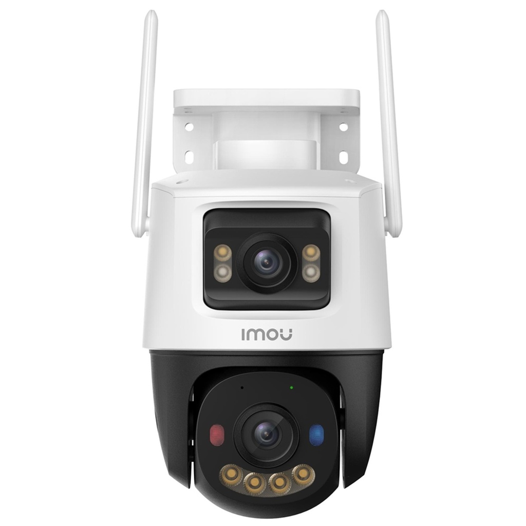 Camara CCTV Ip Imou Cruiser Dual V2 10mp Wifi Full Color Exterior Alarma Luz Roja Y Azul