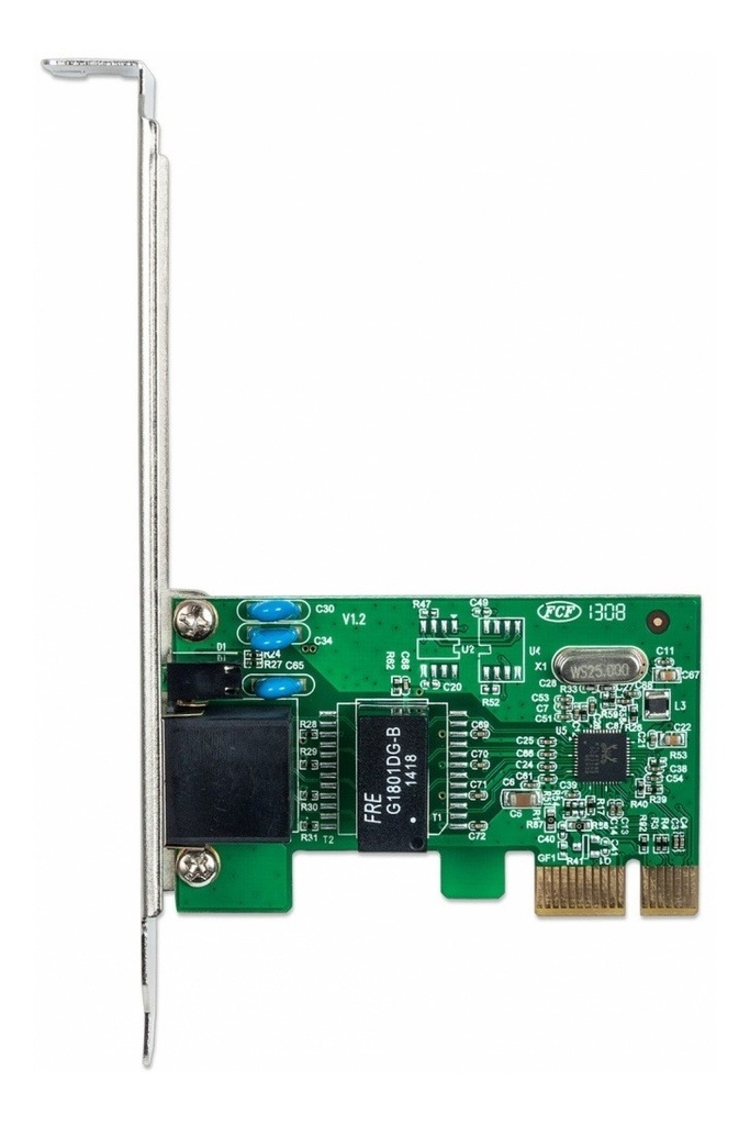 Tarjeta de red gigabit ethernet pci express (wol) intellinet 522533
