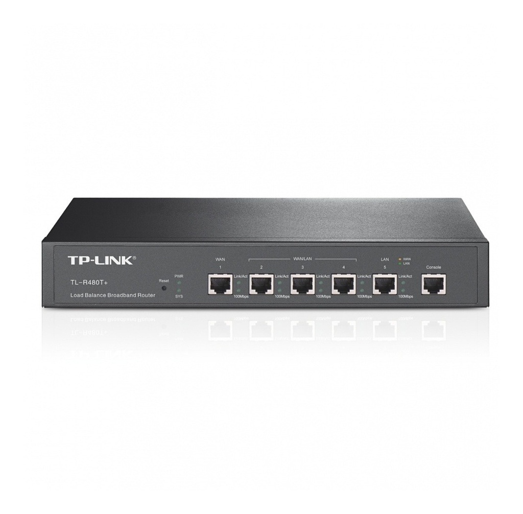 Router TP-Link Ethernet TL-R480T+Con opción de habilitar hasta 3 puertos WAN Alámbrico