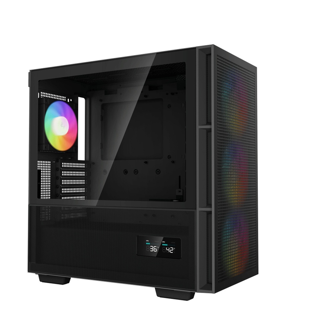 Gabinete DeepCool CH560 Digital, Midi-Tower ATX/EATX/Micro-ATX/Mini-ITX USB 3.0 Sin Fuente 4 Ventiladores Instalados