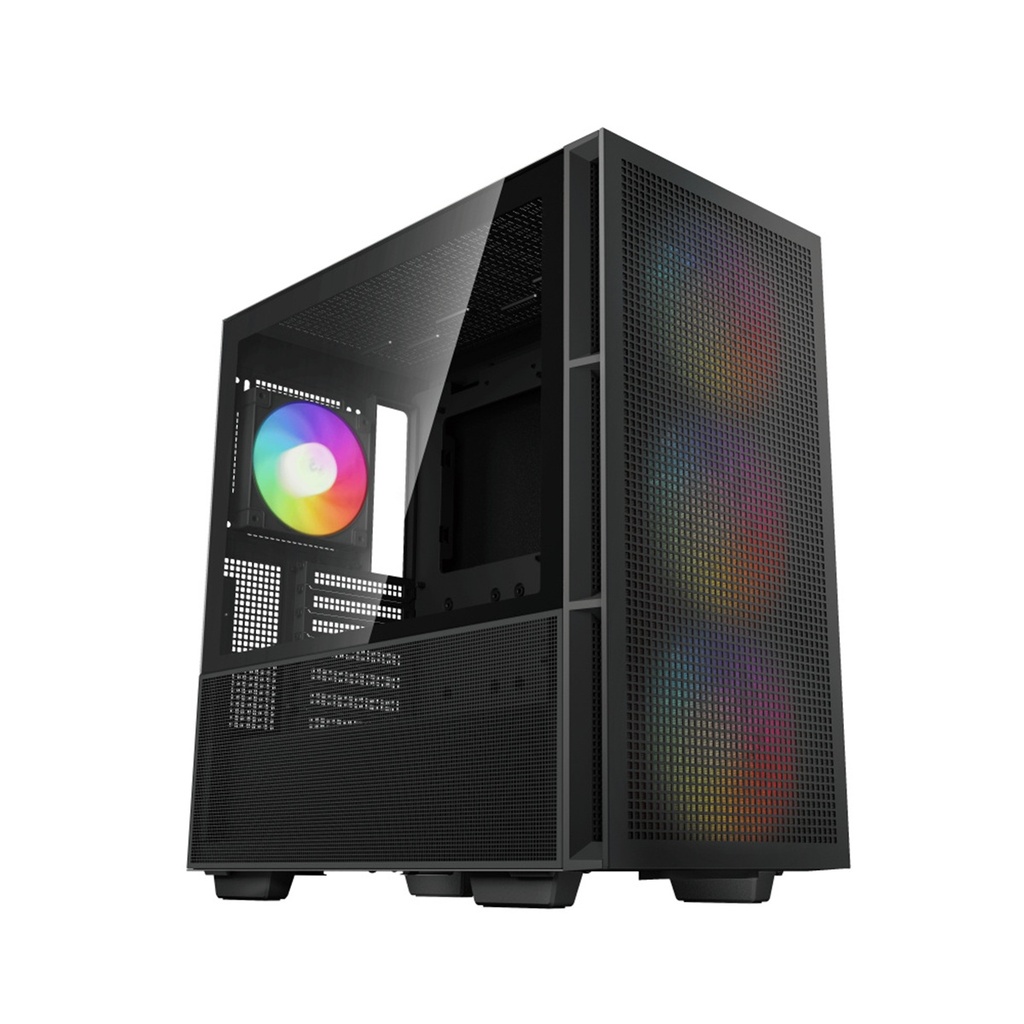 Gabinete DeepCool CH560 Midi-Tower ATX/EATX/Micro-ATX/Mini-ITX USB 3.0 Sin Fuente 4 Ventiladores Instalados
