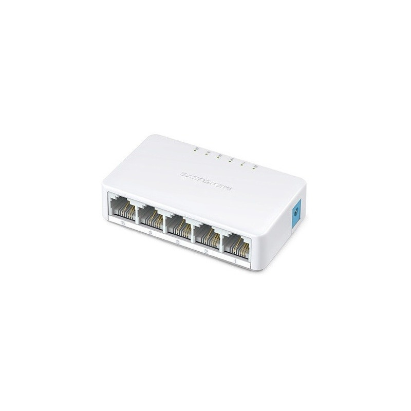 Switch Mercusys Fast Ethernet MS105 5 Puertos 10/100Mbps 1Gbit/s No Administrable