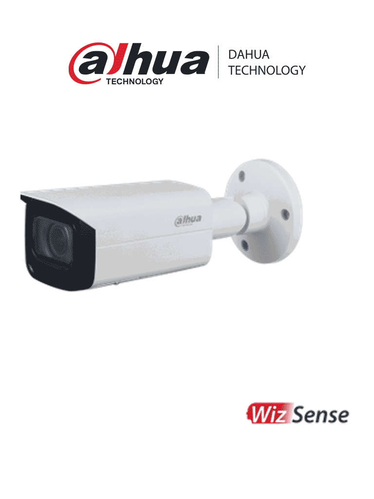 Dahua dh-ipc-hfw3241tn-zas-27135- camara ip bullet de 2 megapixeles/ wizsense/ lente motorizado de 2.7 a 13.5mm/ ir de 60 metros