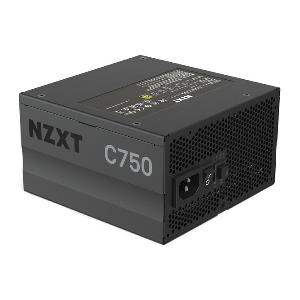 Fuente de Poder Modular NZXT PA-7G2BB-BP C750 750W Granular 80 PLUS Gold.