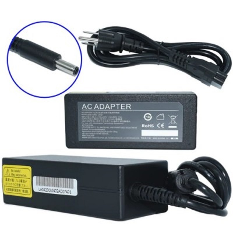 Adaptador De Corriente Generico AC-DELL-65W 19.5V 3.34A