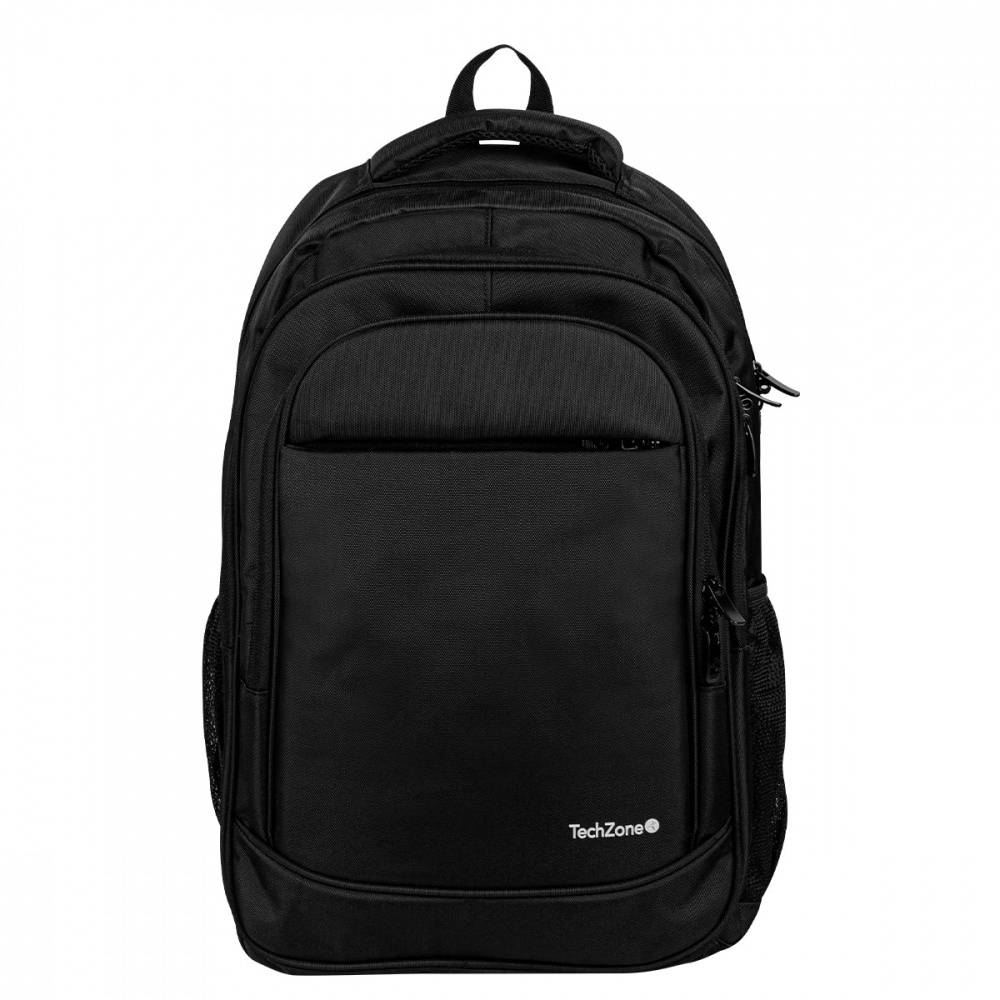 TechZone Mochila MAX III de Poliéster para Laptop 16", Negro
