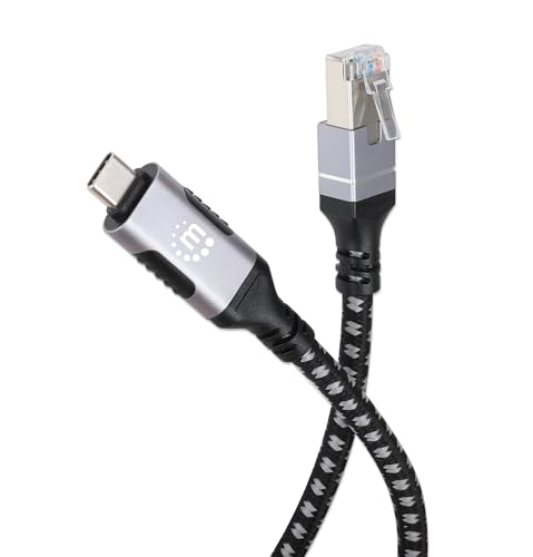 Manhattan Cable RJ-45 Macho - USB-C Macho, 2 Metros