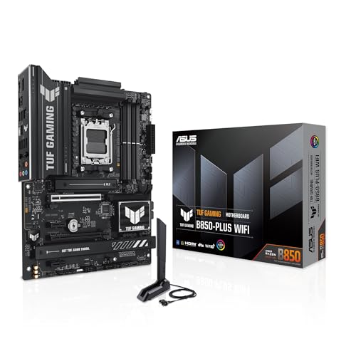 Tarjeta madre asus tuf gaming b850-plus wifi socket am5 4*ddr5 hdmi dp pcie-5.0 wifi7 atx