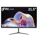 Monitor ghia mg2225 21.5 va fhd 100hz vga, hdmi negro