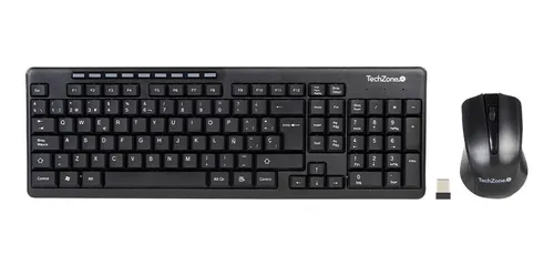 Kit de Teclado y Mouse Techzone TZ16COMB01-INA RF Inalámbrico Español