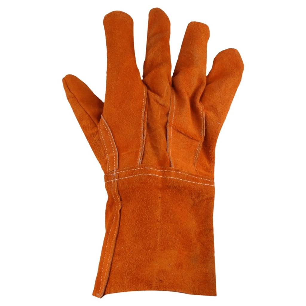 Guantes de Carnaza Largo Surtek SYS-GCAL Refuerzo en Palma Resistente a Abrasión y Temperaturas Moderadas