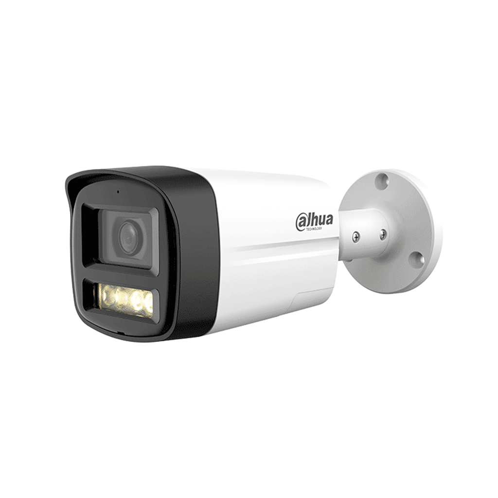 Cámara CCTV Bullet Interior Exterior Dahua HAC-HFW1200TLMN-IL-T Alámbrico Full HD Día/Noche 