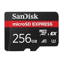Memoria micro sdxc express sandisk 256 gb, lectura 880 mb/s, escritura 650 mb/s, compatible con nintendo switch 2