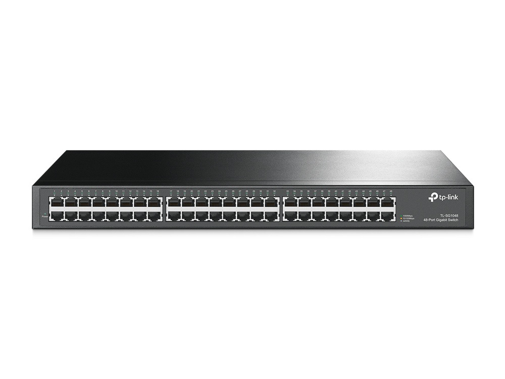Switch rack tp-link/48ptos giga/save energy 70%/19"/tl-sg1048